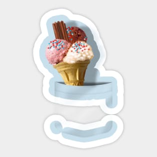 Pocket ice cream Sticker